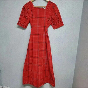 Love + Harmony Red Plaid Dress NWT size S